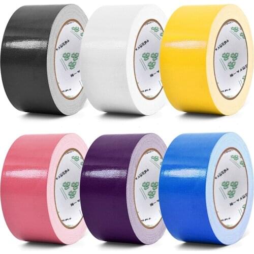 Waterproof Tape 50mmx 10m Duck Duct Gaffa Gaffer Waterproof Adhesive Repair Cloth Tap 12 Colour DIY Decoration