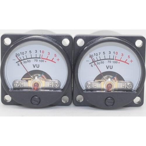 VU Meter Radio Dead Tank Machine Accessories with Backlight 6-12V Lamp UV Level Table Audio DB Archaized