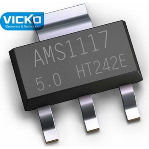 [YK] ree shipping AMS1117-5.0 AMS1117-5.0V AMS1117 5.0V 1A SOT-223 Voltage Regulato new original