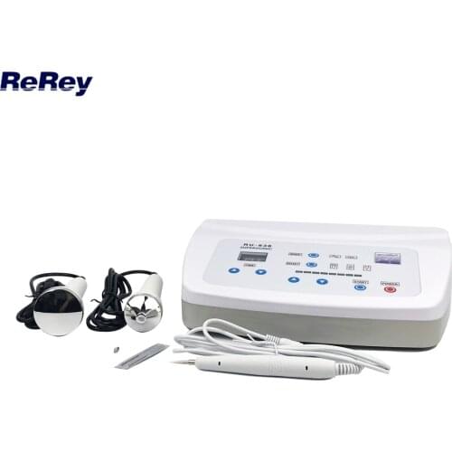 2 in 1 Ultrasonic Spot Removal Skin Care Facial Beauty Machine Ultra sound Face Eye Massage Black Spot Speck Remover