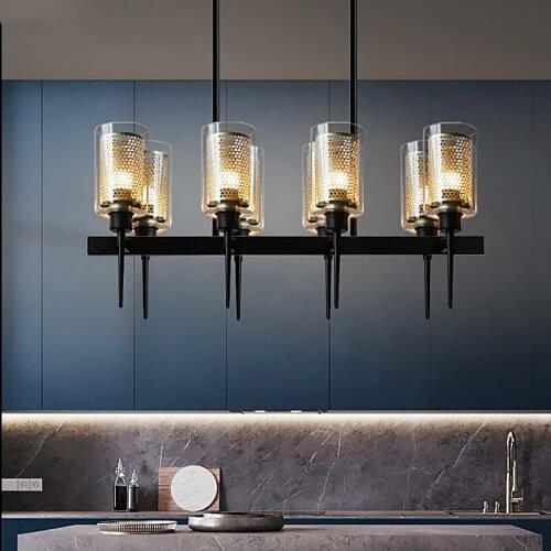 American Vintage Industrial Chandelier Home Dining Living Room Decor Restaurant Bar Cafe Led Pendant Lamp Hanging Light Fixture