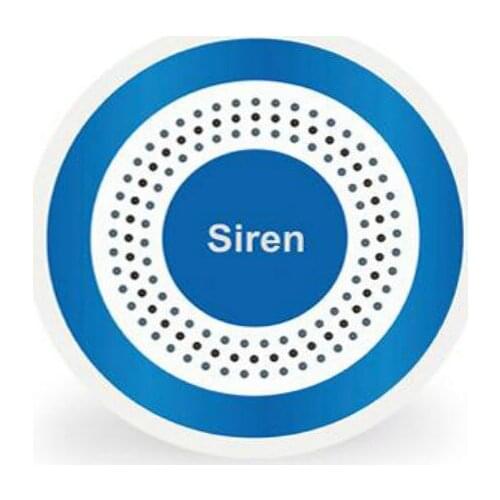 SmartYIBA Wireless Alarm Siren Blue Flash/Strobe Siren For YB103/YB104 WIFI GSM Alarm System