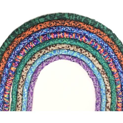 6/8mm Flat Round Polymer Clay Beads Chip Disk Loose Spacer Handmade About 450-500pcs Beads For DIY Jewelry Making Bracelet