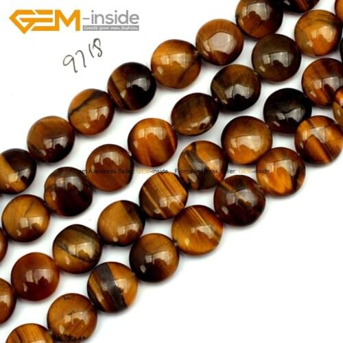 Natural Round Tiger Eye Beads For Jewelry Maing 12mm 15inches DIY Jewellery FreeShipping Wholesale Gem-inside