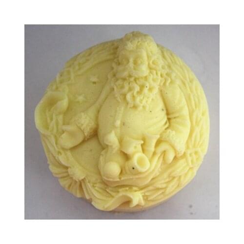 C209 soap mold/handmade soap mold/silicone mold/soap die/silica gel soap die Santa Claus