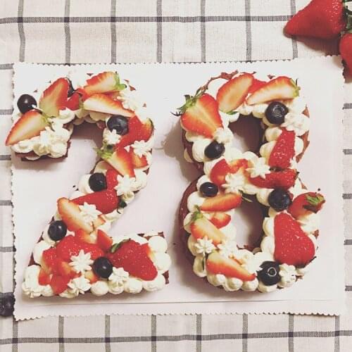 Numbers Cake Mould Set PET Decorating Baking Mold DIY Kitchen Tool For Birthday Pastry CLH@8