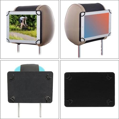 Car Seat Headrest Mount and Holder for Apple iPad Air / Mini, Samsung Galaxy Tab, Kindle Fire, Switch, and 7" to 10" Tablets