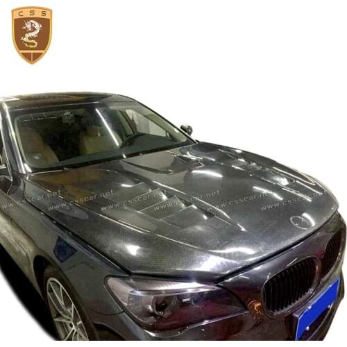 Carbon Fiber Front Hood Bonnet Cover For BMW 7 Series F01 F02 Carbon Engine Hood Cover Car Modification Car Styling