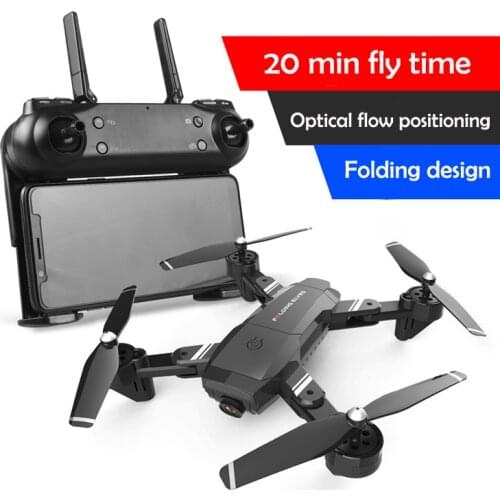 Upgraded S6 long flight time rc folding drone professional wide angle 4K/1080p HD dual camera remote control fpv quadcopter dron