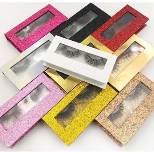 Makeup 3D Real Mink False Eyelashes with Luxury Box Case 100% Handmade Reusable Thick Lash Cruelty free Custom Private Label