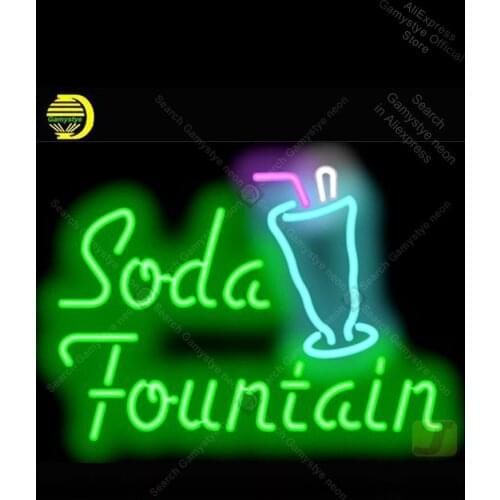 Neon Sign for Soda Fountai neon Light Sign Home Wall decorate Windower Store Display Beer Sign Recreation Room Neon Light Art