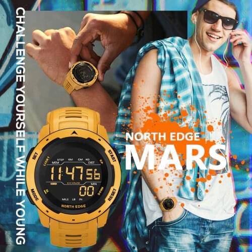 Smart Watch North Edge 2020 New Model Outdoor Pedometer Digital Smartwatch Multi-function Waterproof Student Sports Watch