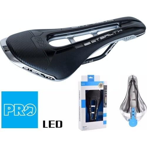 Pro Stealth LTD Saddle Stainless steel rail road mountain bike hollow Saddles 142/152mm