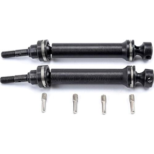 1 Set Steel Front/Rear CVD Drive Shaft for Traxxas 1/16 1:16 RC Mini E-Revo Summit Replacement Part 7151