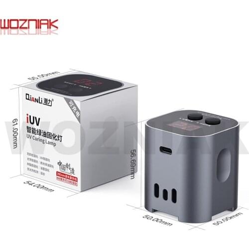 Qianli Curing Lamp Intelligent Green Oil UV Lamp UV Adhesive Optical Adhesive Curing Lamp for Phone Motherboard LCD Repair