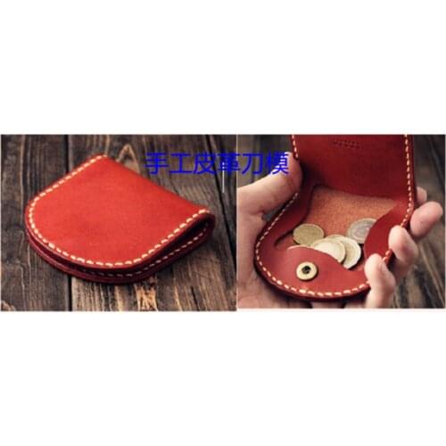 Japan Steel Blade Rule Die Cut Steel Punch Coin Bag Cutting Mold Wood Dies for Leather Cutter for Leather Crafts 70x70mm
