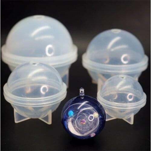 1pc 2/3/4/5/6cm Stereo spheric DIY Resin Decorative Craft Jewelry Making Mold Silicone Mould epoxy resin mold for jewelry