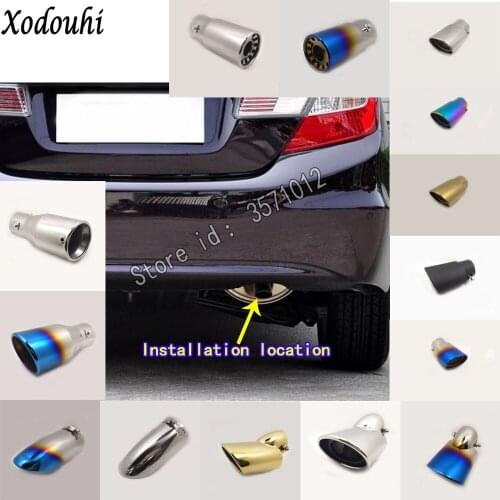 For Honda Civic Sedan 2011 2012 2013 2014 2015 car muffler exterior end pipe dedicate exhaust tip tail outlet ornament 1pcs