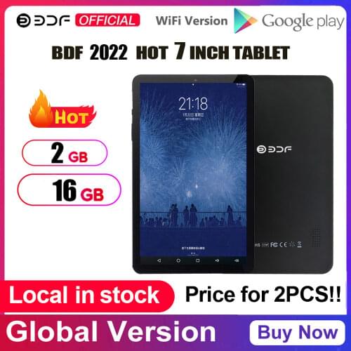 Children Learning Education Tablet Gift Kids Tablet 7 Inch HD IPS Screen Android 7.0 Tablet Pc For Children Quad Core 2GB 16GB