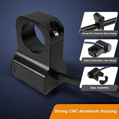 2021New Waterproof 12v Motorcycle Handlebar Aluminum Alloy Switch Parts LED Retro ATV Headlights Fog Light Cruise Light Switch