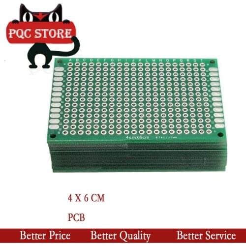 5pcs 4x6cm 4*6 4cmx6cm Double Side Prototype PCB diy Universal Printed Circuit Board
