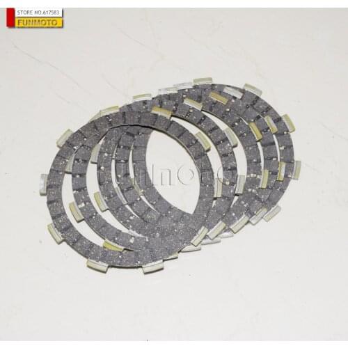 5PCS CLUTCH PAD AND 4PCS FRICTION PAD FOR JIANSHE 250 ATV-3/-5