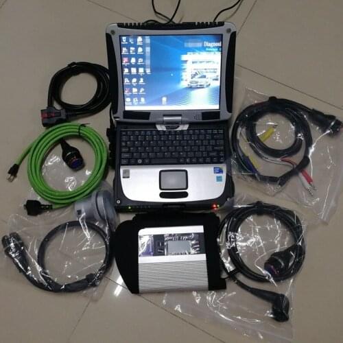 A++Quality MB Star C4 SD Connect with Software V12/2020 SSD Laptop CF19 8G work for star diagnosis c4 Diagnostic-Tool fully kit