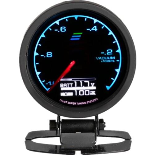 7 Color Car GReddi LCD Digital Display Turbo Boost water temp oil temp oil press RPM Voltage racing meter Fuel pressure Gauge