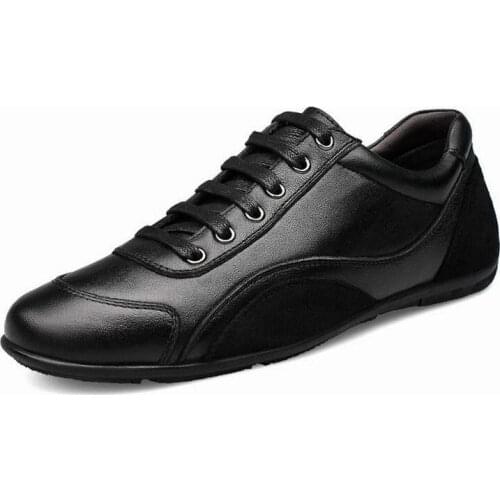 Big size 36-46 hot 2016 Brand Fashion Genuine Leather Shoes Unisex Casual Shoes high quality Top Luxury Flats Men Dress Shoes