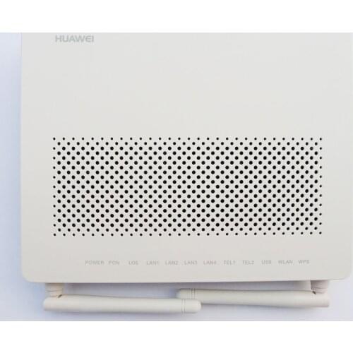 Second hand used 90% new wireless Gpon Terminal HG8245H, class C+ ONU, 4 GE LAN and 2 voice ports English version