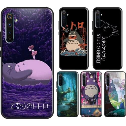 Anime Studio Ghibli Totoro Case For Realme 8 Pro 6 7 Q3 Pro GT Neo C21 C3 Phone Cover For OnePlus 9 Pro 7T 8T 9R Nord