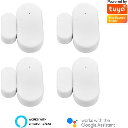 Tuya Smart ZigBee Window Sensor Door Open/Closed Contact Sensor Smart Home Wireless Door Detectors Open/Close APP Remote Alarm