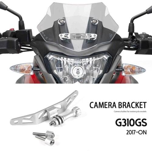 Motorcycle Holder Cam for GoPro Camera Driving Recorder Bracket Front Camera Mount CamRack For BMW G310GS G 310 GS 2017-Up