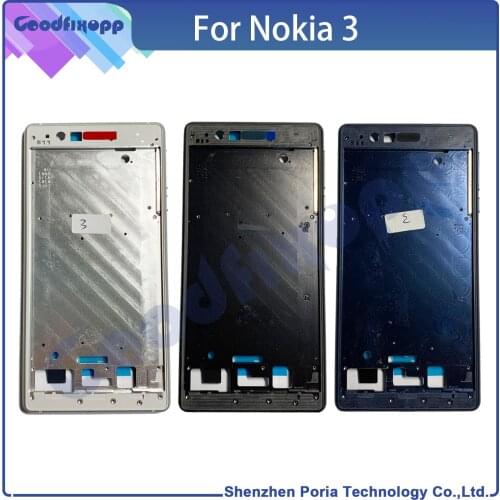 For Nokia 3 TA-1020 TA-1028 TA-1032 TA-1038 Media Case Front Frame ,Middle Bezel Frame ,LCD Screen Support Front Frame