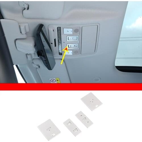 For Range Rover Sport/Vogue/Velar 2017-22 stainless steel sunroof switch button decoration stickers for Defender car accessories