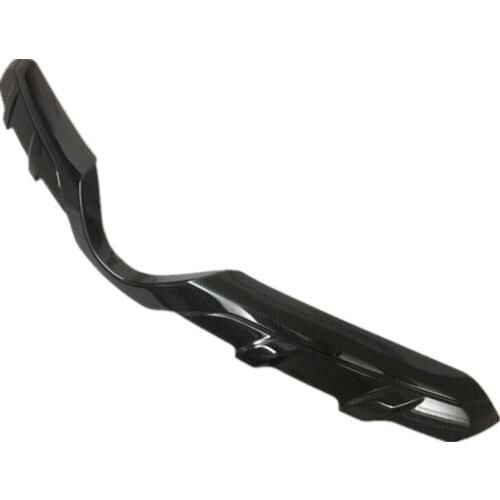 For TOYOTA C-HR 1PC Carbon Fiber ABS Chrome Car Front Grill Grille Decorative Cover Trim Car Styling Auto Accessories