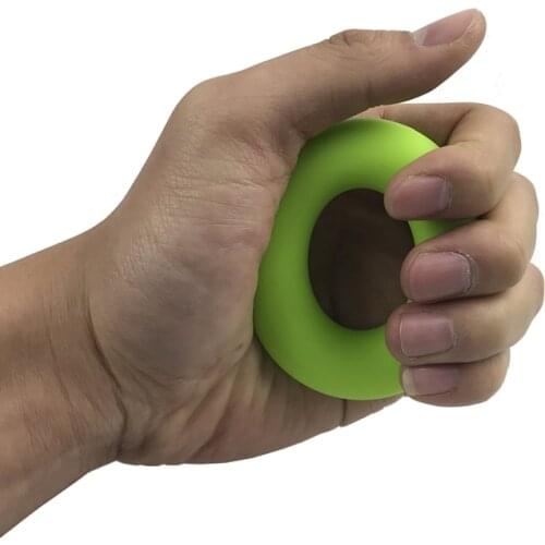 Fitness 30lb 40lb 50lb Strength Hand Grip Muscle Power Training Silicone Easy Carrier Hand Grips Fitness Silico Ring Exerciser