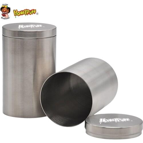 Honeypuff Airtight Smell Proof Aluminum Herb Container Herb Container Storage Case