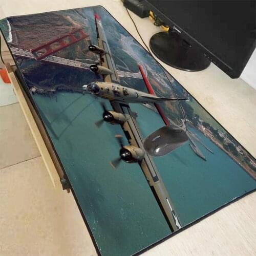Mairuige Plane Customized MousePads Computer Laptop Anime Mouse Mat Gaming Large Lock Edge Mouse Pad Gamer Desk Mat Keybord Pad