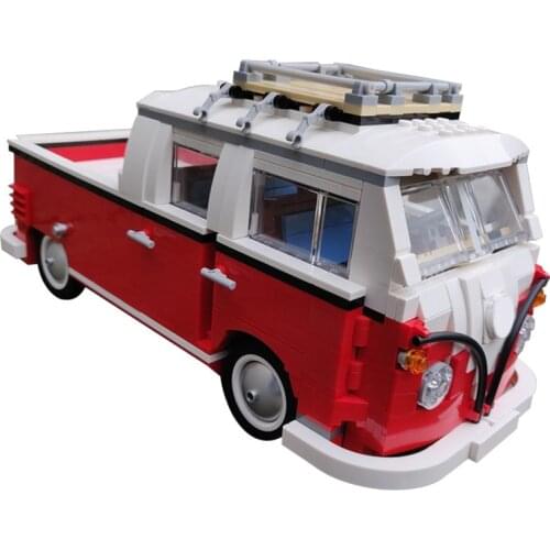 Building Block C4944 T1 Doka Technical Series VW T1 Camper Van Car Model Bricks Bus Children Toys Set