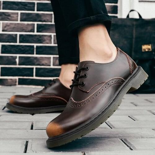 Shoe Casual Man Casual Leather Shoes Man Men Zapatillas Hombre Sneaker Flat Informales Zapatos De Sapato Masculino