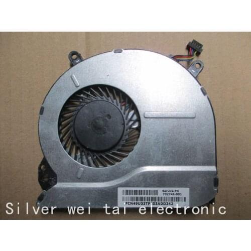 New original laptop cpu cooling fan cooler for HP Sleekbook 14 15 702746-001 697914-001 BSB0705HC-CC1S AB09005HX070B00 0CWU33