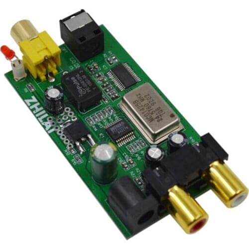 Fever HiFi Audio Converter Board L/R Stereo Analog Signal Input to Fiber Coaxial Digital Signal Output