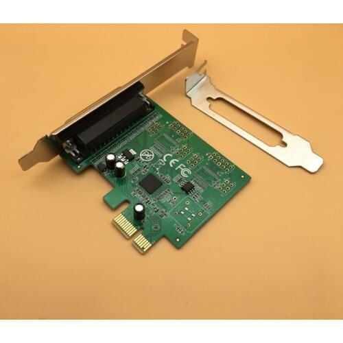 PCI-E to Parallel Port Card AX99100 Chip DB25 Print Interface PCIE LPT Expansion Card