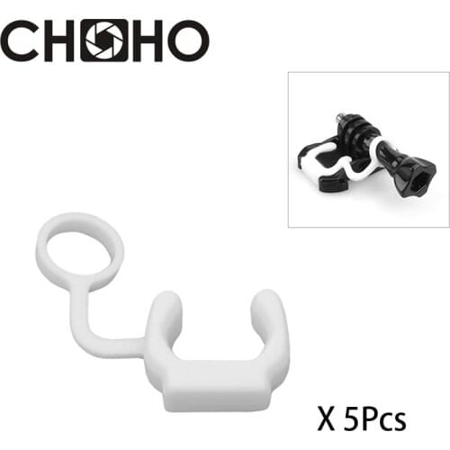 Silicone Rubber Locking 5pcs/Lot Plug Lock Plug for GOPRO Hero 8 7 6 5 9 Xiaomi YI 4K II SJCAM SJ5000 SJ4000 Go Pro Accessories