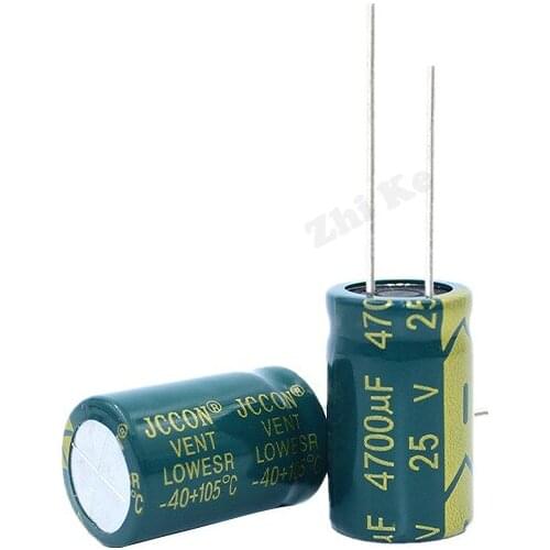 Only good quality 25V 4700UF 16*25 high frequency low impedance aluminum electrolytic capacitor 4700uf 25v 25v4700uf 20