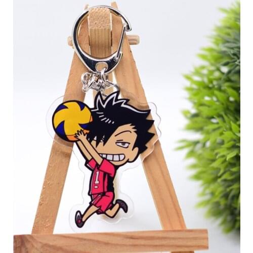WL0934 Haikyuu!! Keychain Acrylic Cartoon Keyring Accessories