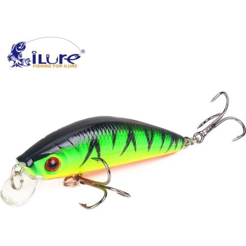 1 Pcs Laser Wobblers Tackle 3D Eyes Sinking Minnow Fishing Lure Crankbait Popper 6 # Hooks 7cm 8g Artificial Bait Dive 0.5-1.5m