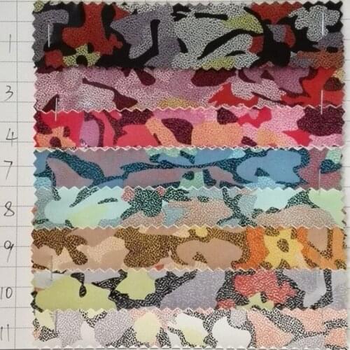 10 yards roll wholesale PU artificial leather Pearl camouflage bag handbag material Mobile phone leather fabric