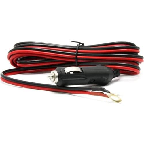 12 / 24 V-20 A Car Inverter Power Line With 2 Fuses With Indicator Light High Temperature Resistant Car Cigarette Lighter